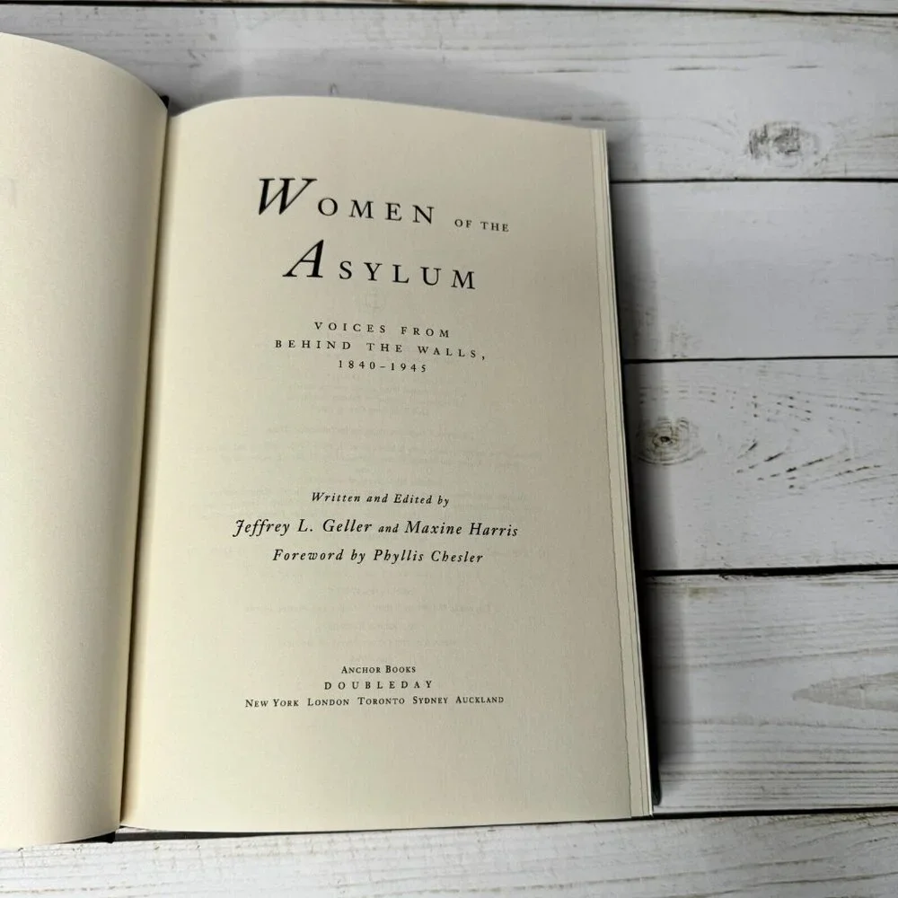Women of the Asylum First Edition Hardcover Jeffrey Geller Maxine‎ Harris 1994